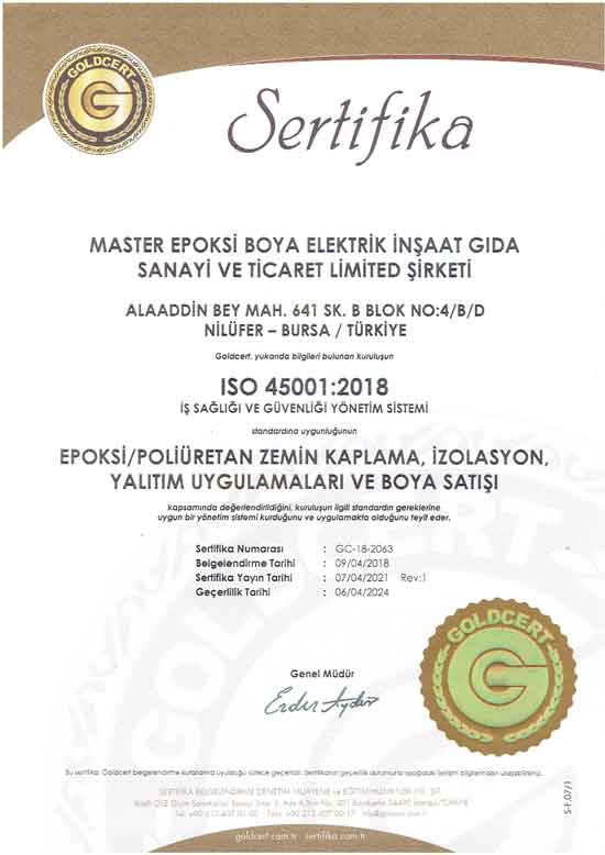 ISO 45001:2018 Occupational Health and Safety Management System