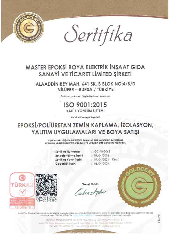 ISO 9001:2015 Quality Management System